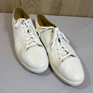 Cole Haan White Leather Men's Sneakers